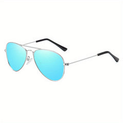 Boy's Vintage Aviator Polarized Sunglasses Outdoor Shades