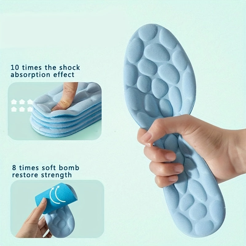 Memory Foam Massage Insoles Breathable Sport Running Orthopedic Insoles