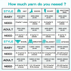6pcs 4 Layer Hand-Woven Crochet Yarn 100% Acrylic DIY Crocheting Knitting 50g