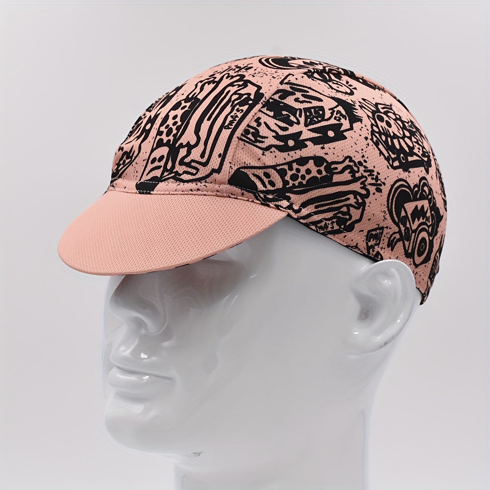 Cycling Cap Under Helmet Skull Cap Halloween Party Sun Hat Brim Cap