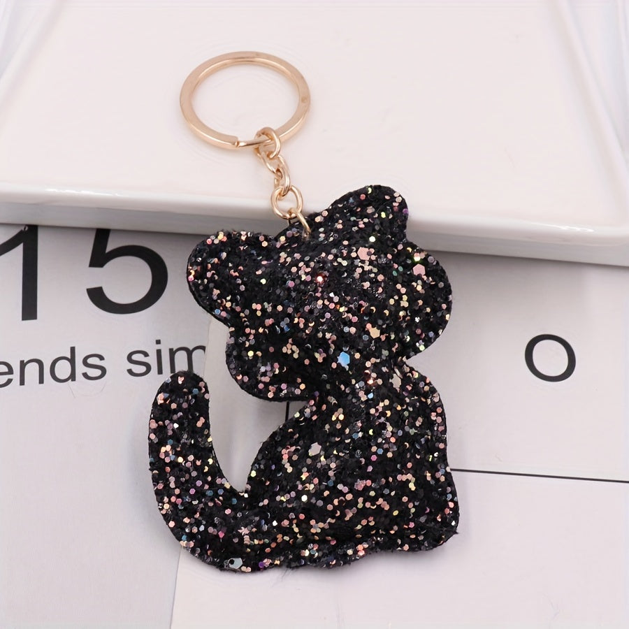 Cat Keychain Keyring Bag Car Key Pendant Decoration Ornament