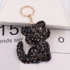 Cat Keychain Keyring Bag Car Key Pendant Decoration Ornament