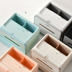 Functional Storage Box Macaron Office Desktop Shelf Mobile Phone Holder