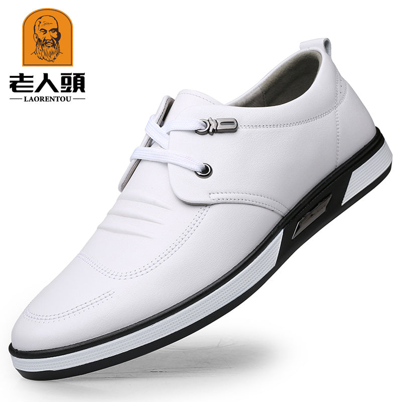LAORENTOU Men's Leather Dress Shoes Casual Oxford Shoes