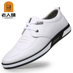 LAORENTOU Men's Leather Dress Shoes Casual Oxford Shoes
