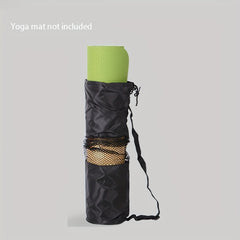 Yoga Mat Storage Bag Drawstring Mesh Backpack