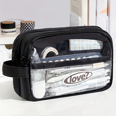 Large Capacity Pencil Case Handheld Pencil Case Stationery Case