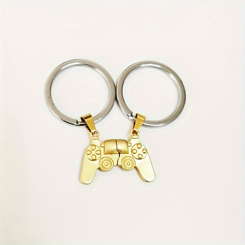 Cartoon Game Controller Keychain Magnet Keyring Gift