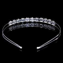 Rhinestone Headband Queen Crown Tiara Head Jewelry Bridal Wedding Hair Accessory