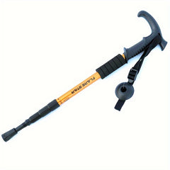 Aluminum Alloy Shock Absorber T-handle Mountain Walking Stick
