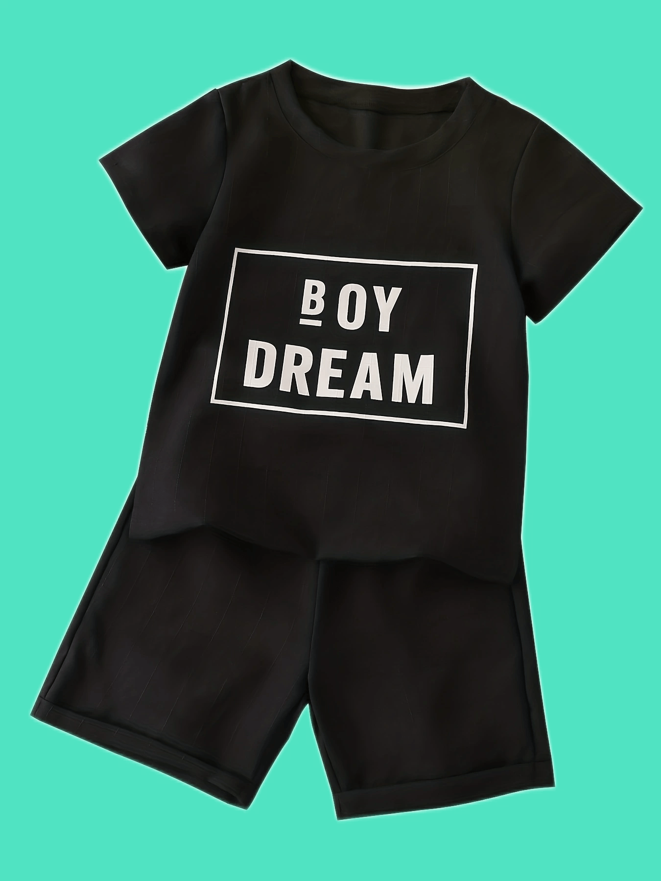 2pcs Boys Dream T-shirt & Shorts Summer Clothes Sets