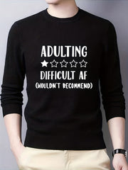 Men's Casual Warm Knitted Sweater for Fall Winter