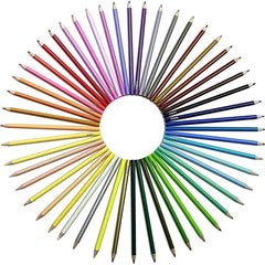 72 Colors Oily Pencil Drawing Sketch Set Soft Wood Pencil
