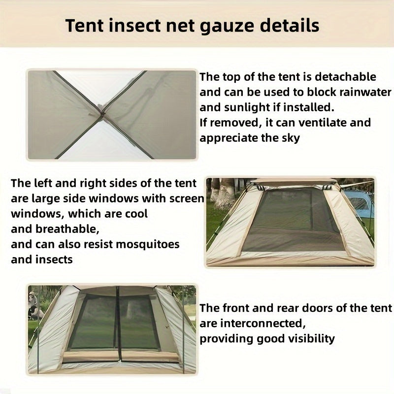 Hydraulic Quick Opening Folding Tent Portable Rainproof Tent
