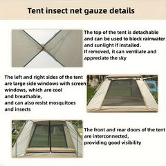 Hydraulic Quick Opening Folding Tent Portable Rainproof Tent
