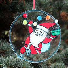 Colorful Santa Claus Christmas Decoration Pendant