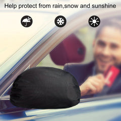 2pcs Side View Mirror Cover Auto Rearview Protection Cover Universal Size