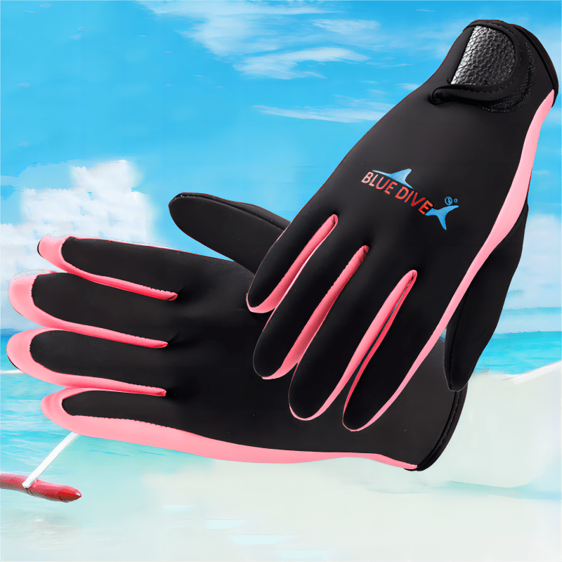 Durable Anti Slip Diving Gloves Winter Swimming Surfing Underwater Work