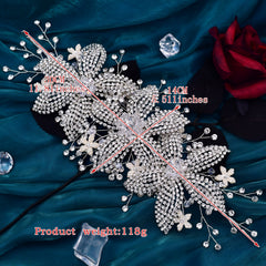 Hand-Woven European and American Bride's Hair Accessory for Wedding