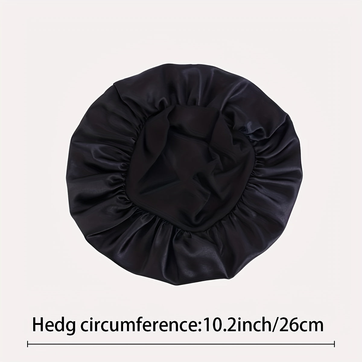 Silky Satin Bonnet Wide Brim Cap for Girls