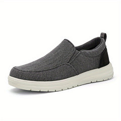 Men's Lightweight Slip On Canvas Shoes For Traveling Jogging Hiking