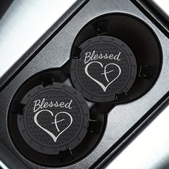 2pcs Non Slip Silicone Cup Coaster for Car Boat and Home