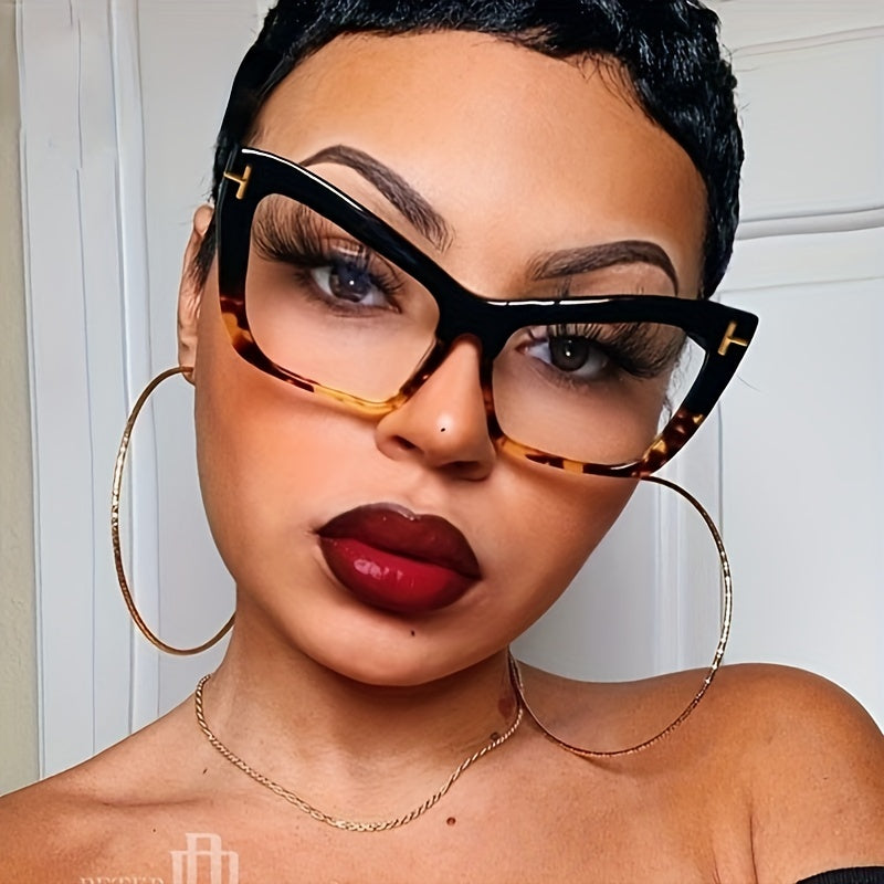 Cat Eye Clear Lens Glasses Retro Spectacles Frame