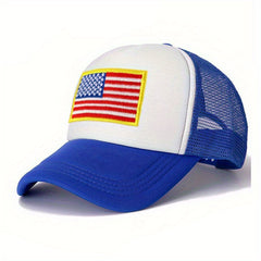 Flag Sponge Mesh Hat Trucker Baseball Cap