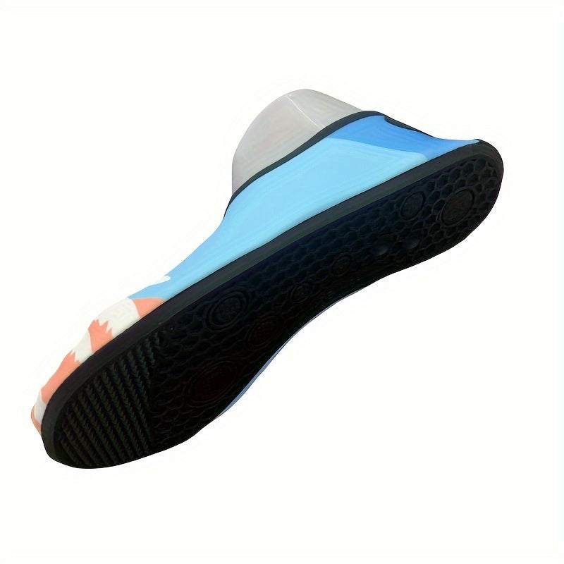 Coconut Tree Pattern Water Shoes Lightweight Non slip Snorkeling Beach