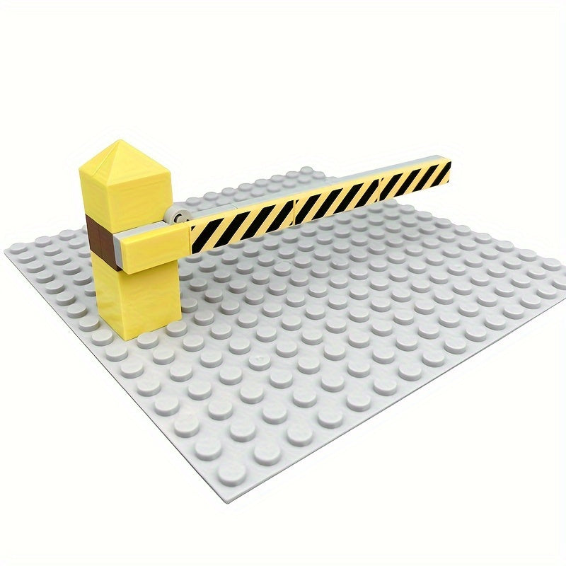 Traffic Railing Toys Building Blocks Parking Lot Lifting Rod