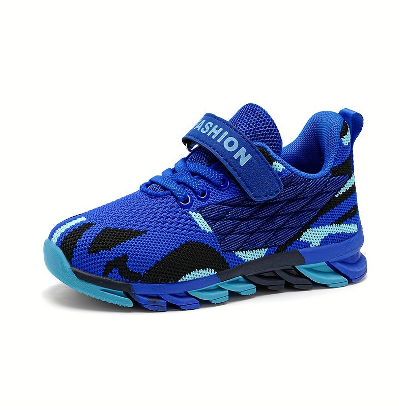 Boys Camo Low Top Sneakers Lightweight Breathable Anti-Slip Shoes