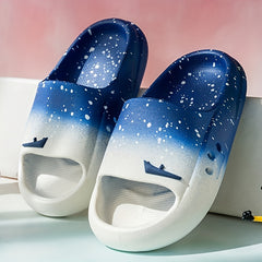 Gradient Slippers Non Slip Lightweight Open Toe Slippers All Seasons