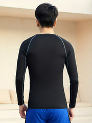 Men's Quick Dry Skinny Fit Tee Gym Training