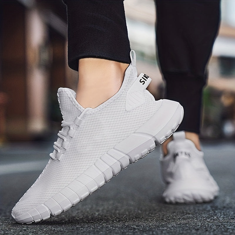 Men's Lightweight Knitted Walking Shoes Breathable Summer Casual Shoes