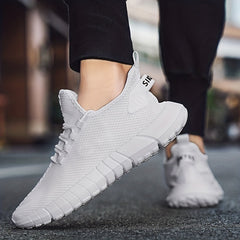 Men's Lightweight Knitted Walking Shoes Breathable Summer Casual Shoes