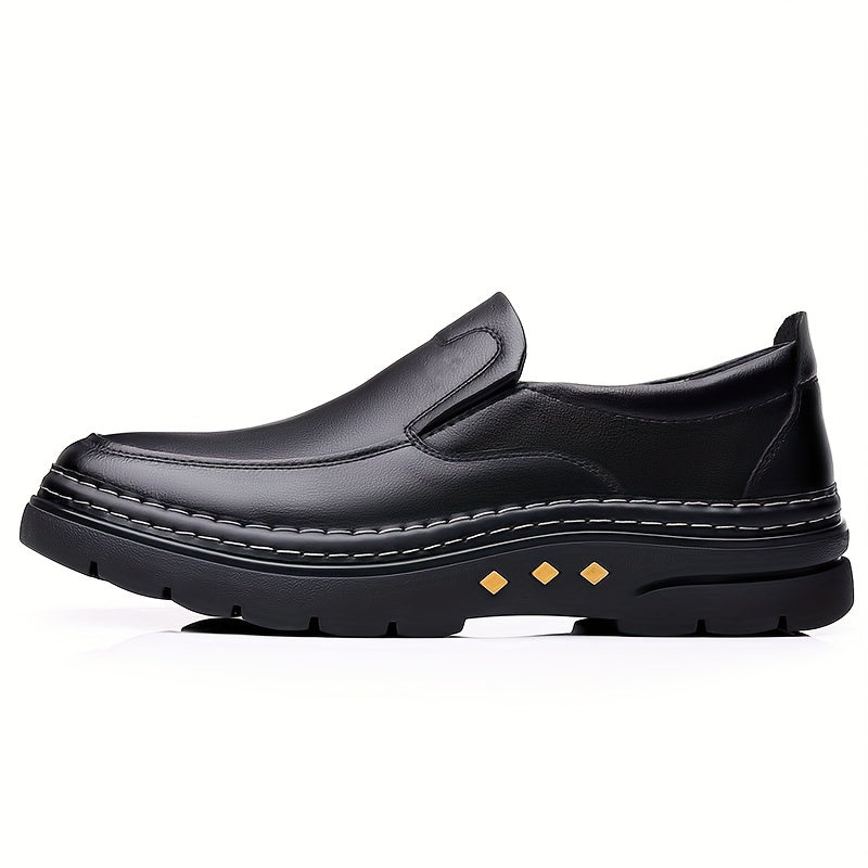 Men's Stitch Loafer Shoes Lightweight Slip On Casual Shoes