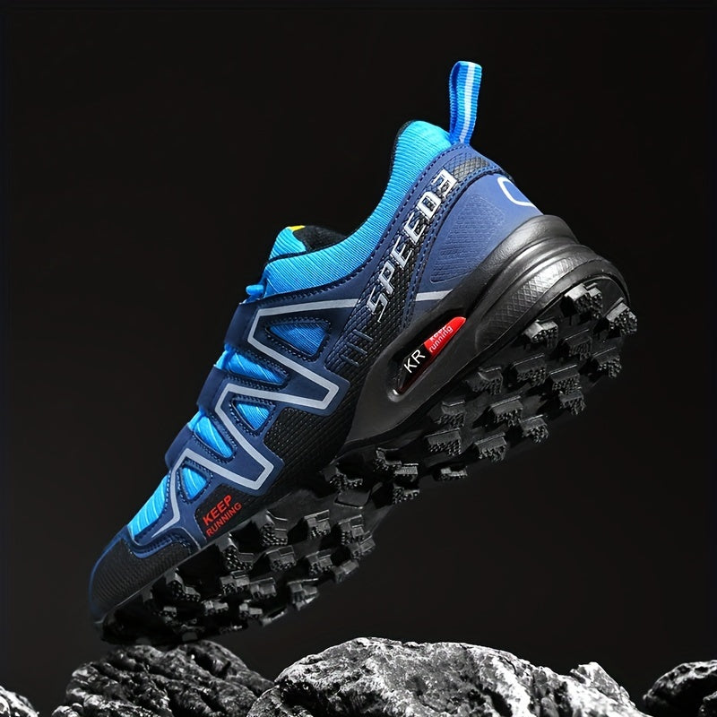 Men's Block Hiking Sneakers Wear Resistant Non Slip Outdoor Shoes