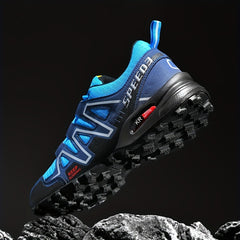 Men's Block Hiking Sneakers Wear Resistant Non Slip Outdoor Shoes