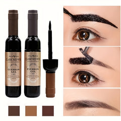 Red Wine Bottle Eyebrow Tattoo Gel Waterproof Pomade