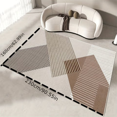 Large Geometric Area Rug Soft Fluffy Mat for Living Room Bedroom Halloween Decor