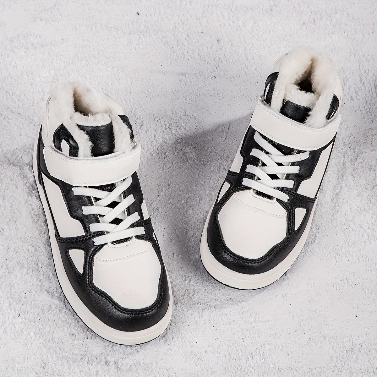 Plush Lined High Top Skate Shoes