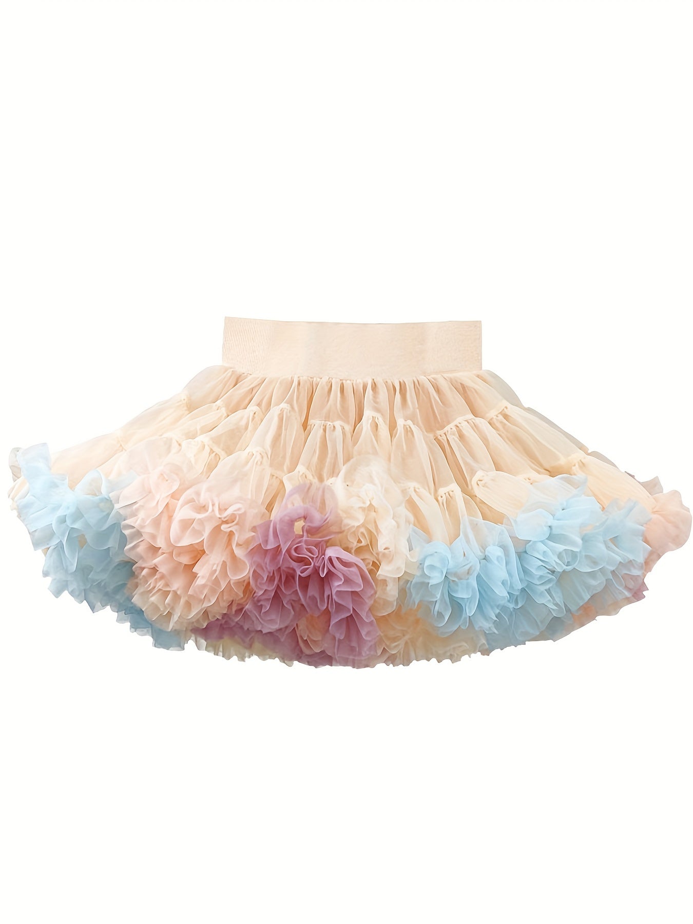 Soft Nylon Tutu Skirt for Girls - Dance Ballet Birthday Parties