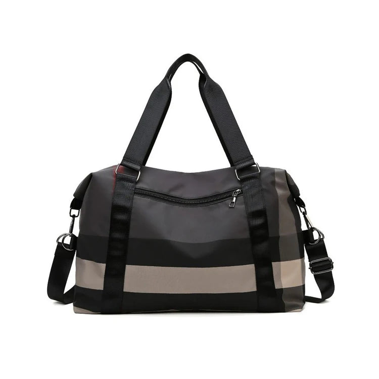 Large Capacity Printed Travel Bag, Fitness Shoulder Bag, Waterproof Luggage Bag