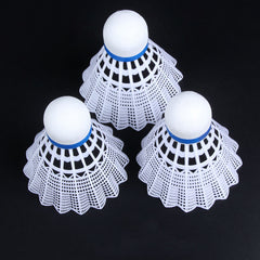 12pcs Nylon Badminton Balls Yellow Durable for Students