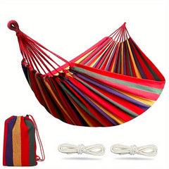 Durable Camping Hammock with Tree Straps - Holds 204.12KG
