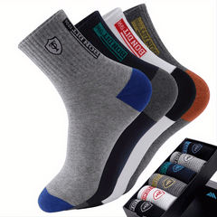Men's Mid Crew Sport Socks - Comfy Breathable Socks For Basketball