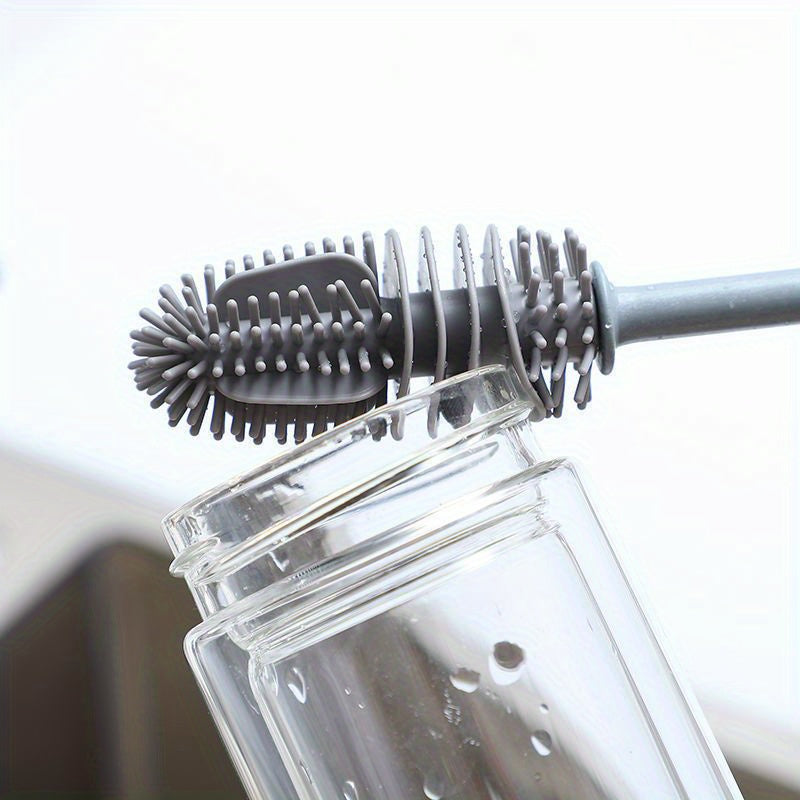 2pcs Rotating Cup Brushes with Long Handle
