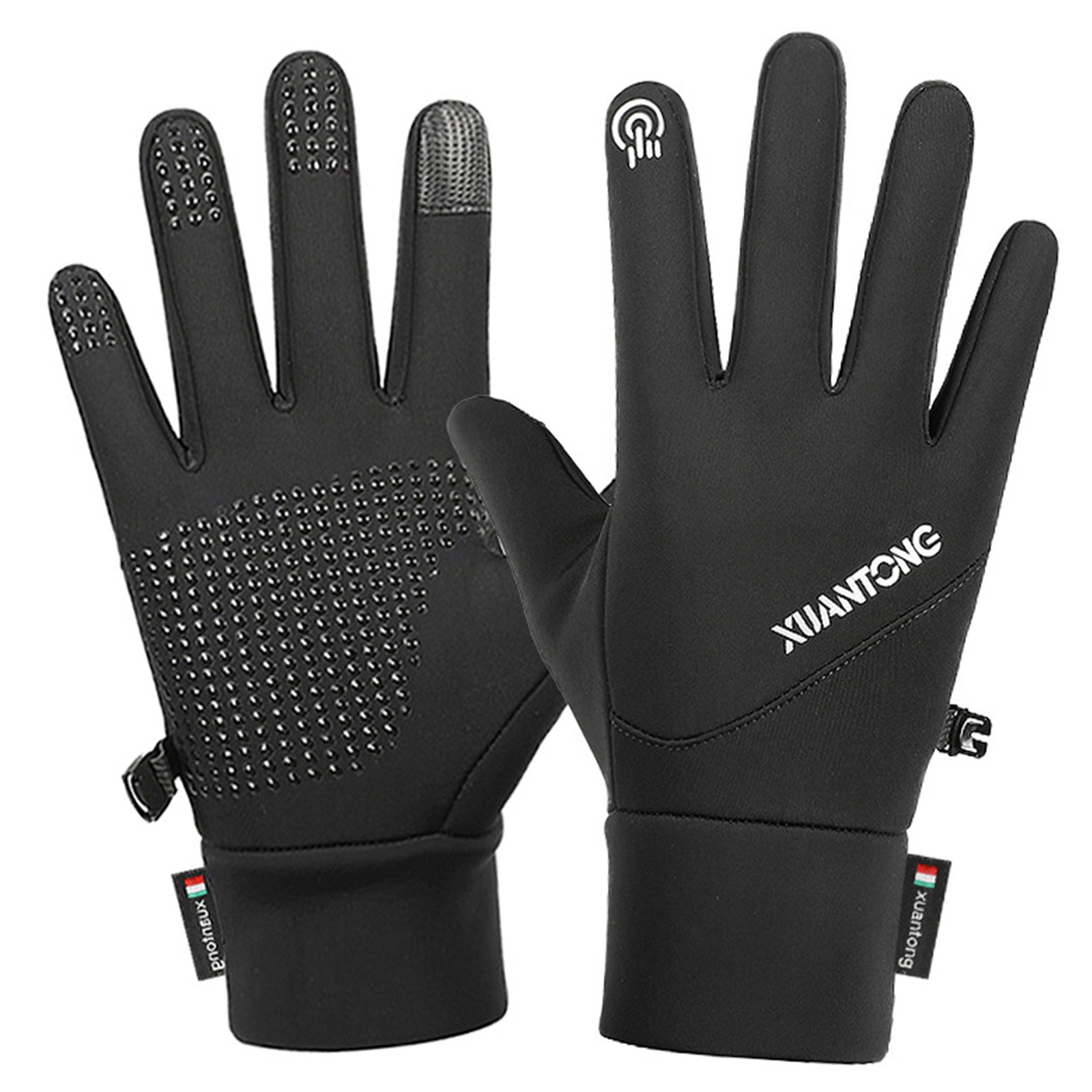 Waterproof Anti Slip Touch Screen Winter Gloves for Sports Skiing