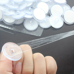 50pcs Transparent Ceiling Hook Self Adhesive Strong Hook Christmas Light