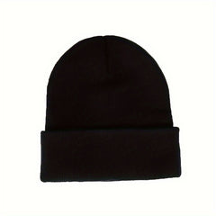 Men's Snake Embroidered Knitted Beanie Hat Warm Ear Protection